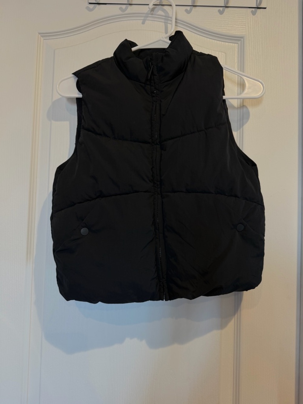 Zara Black Puffer Vest - Kids